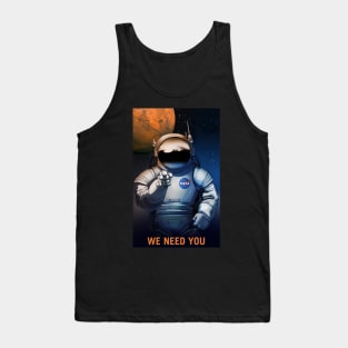 We Need You, Space Poster Tank Top